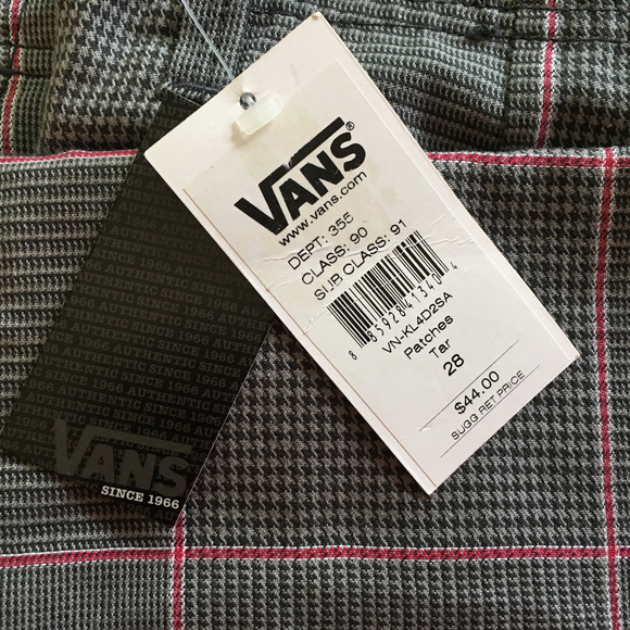 VANS Shorts Plaid Skater Skateboard Mens 28 - 30 - Picture 7 of 7